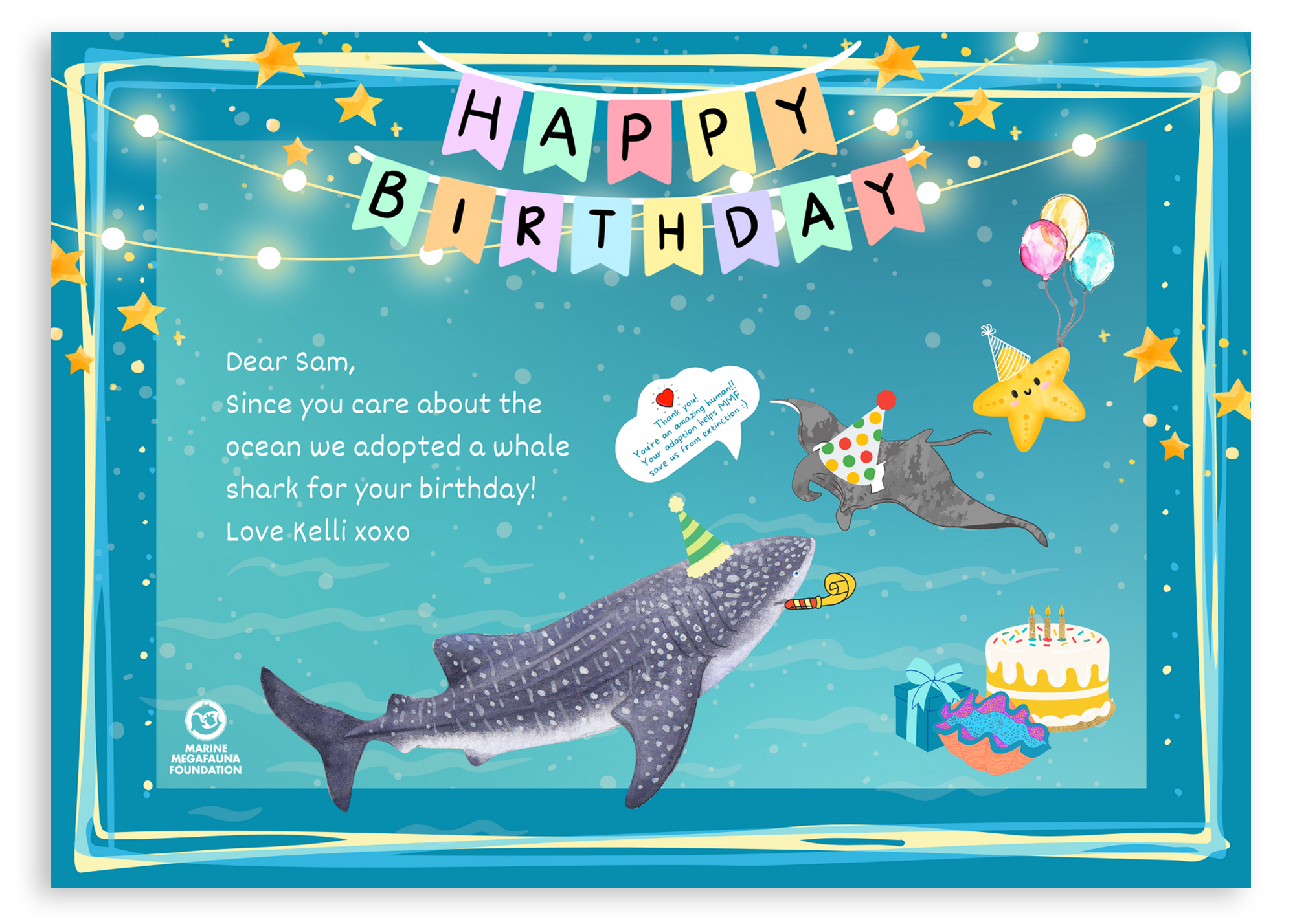 MMF adoption birthday e-card