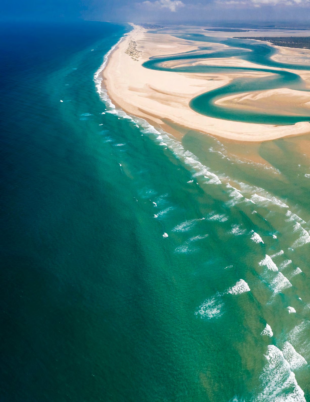Pristine Mozambican coastline