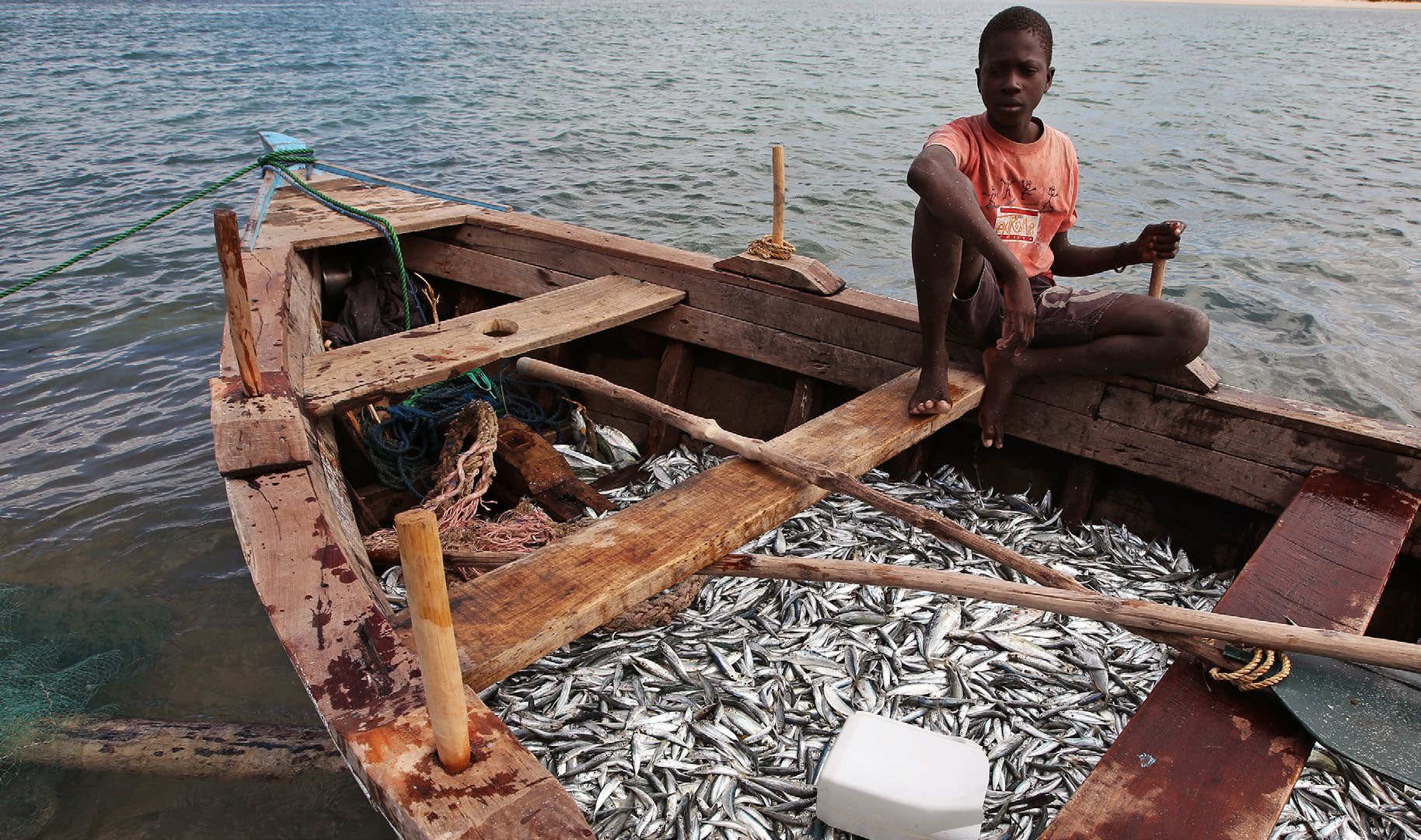 Artisanal fishing is central to life and food security on the Mozambican coast